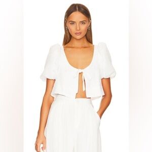 LPA Rita Top in Coconut Milk size M